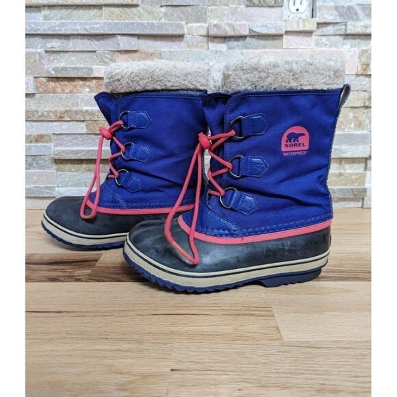 Sorel Yoot Pac Purple/Pink Snow Boots Girls Size 4 - Picture 1 of 7